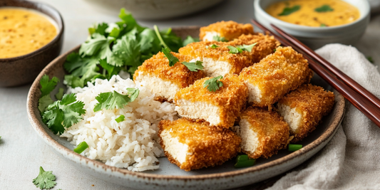 Crispy Tofu Katsu with Curry Mayo