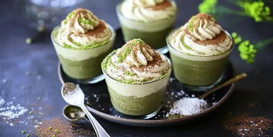 Matcha Tiramisu in Cups