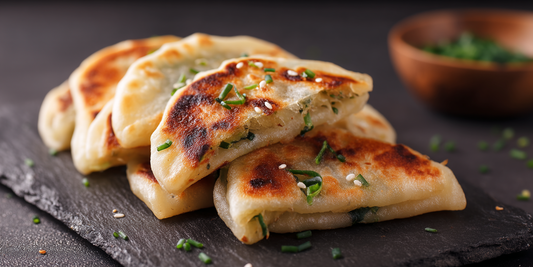 Jiu Cai He Zi (Chinese Chive Pockets)