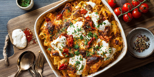 Labneh Harissa Pasta Bake